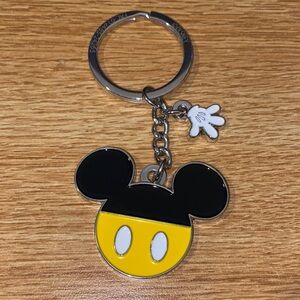 Disney Mickey Mouse Black and Yellow Keychain